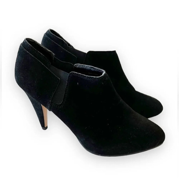 Dolce Vita Black Suede Shoe Boot Size 10 High Heel‎ Bootie - Picture 8 of 8